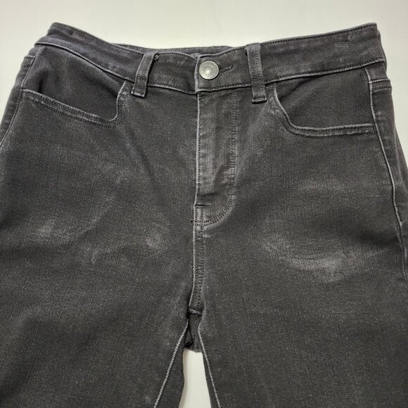 American Eagle Black Wash High Rise Jeggings X-Long - Picture 4 of 8